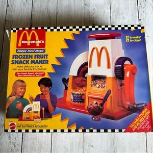 Mattel Toys New In Box Vintage Mcdonalds Frozen Fruit Snack Maker
